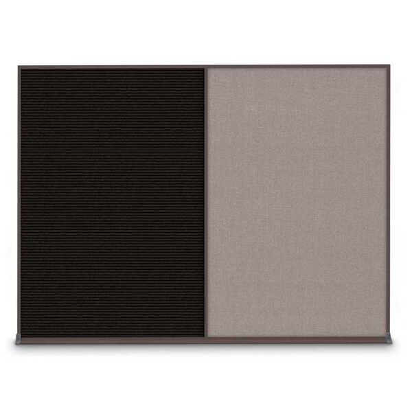 Double Door Radius Plus Corkboard, 60"X